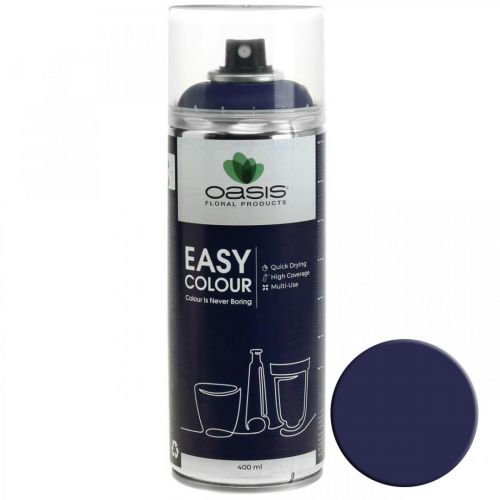 kohteita OASIS® Easy Color Spray, maalispray tummansininen 400ml
