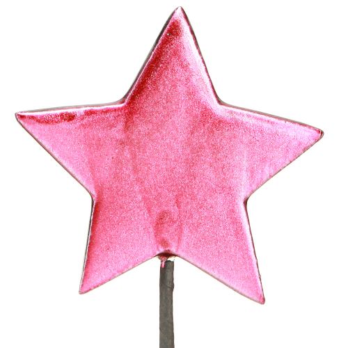 Kukkapuikot Tähdet koristemarja Ø7cm – 2. valinta – 24 kpl