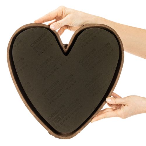 kohteita Kukkavaahtomuovi sydän OASIS® Renewal® Kukkavaahto Biolit® sydän 33 cm 2 kpl