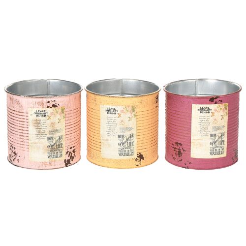 kohteita Vintage-tyylinen kukkaruukku olohuoneen ja toimiston sisustukseen 15 cm 3 kpl