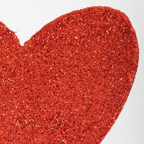 kohteita Valkoinen kukkaruukku punaisella sydämellä, istutusastia, Ø13cm, korkeus 10.5cm