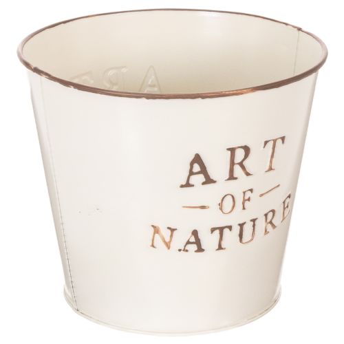 Sinkkiruukku Art of Nature Cream Ø17,5cm K15cm | Floristik24.fi