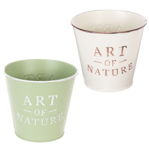 Art of Nature -ruukku kirjaimilla, koriste ikkunalaudalle ja olohuoneeseen, 15 cm, 2 kpl