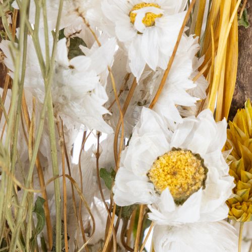 kohteita Kuivakukkakimppu ruusuilla, valmistettu solapuusta. Elegantti kimppu luonnonmukaiseen kodin sisustukseen. 50 cm