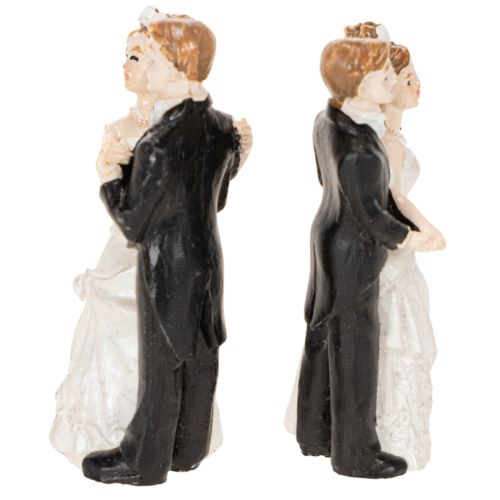 Morsian ja sulhanen 6 cm 2 kpl | Floristik24.fi