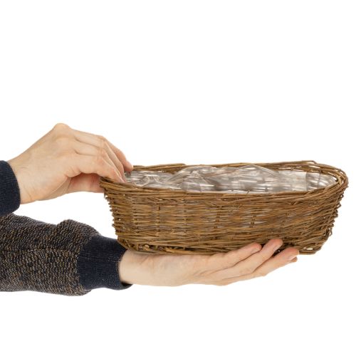 Leipäkori noin 30 cm soikea kuorimaton | Floristik24.fi