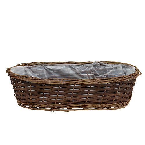 Leipäkori soikea kuorimaton 35cm K10cm