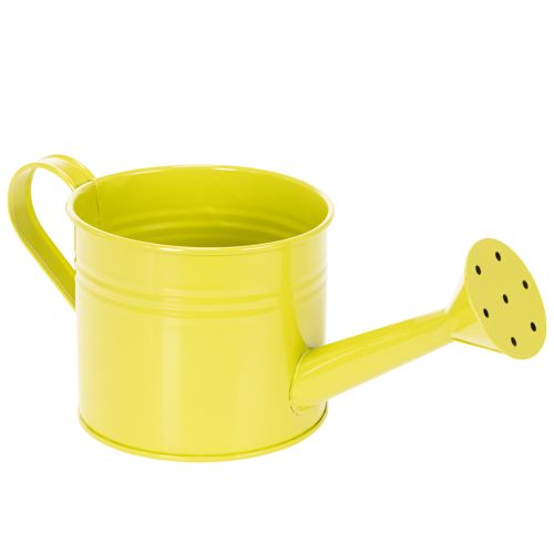 Värikäs koristeellinen kastelukannu, Ø11cm, korkeus 9,5cm, istutukseen, kevätpöytäkoriste, metallia, 8 kpl setti | Floristik24.fi