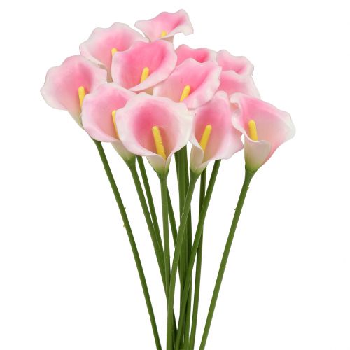 Floristik24 Calla koristekukka pinkki 57cm 12kpl