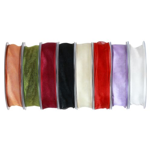 Sifonki nauha organza nauha 25mm 20m eri värejä