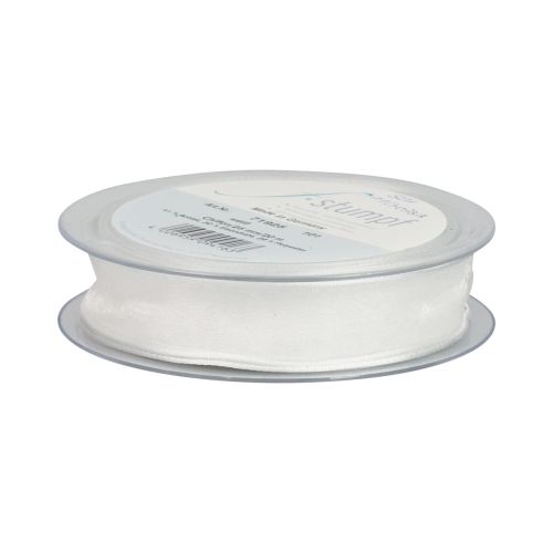 kohteita Sifonki nauha organza nauha koristeellinen nauha organza valkoinen 15mm 20m