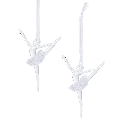 Floristik24 Joulukuusikoristeet ballerina 10cm 12kpl