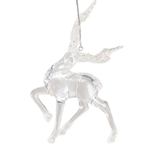 kohteita Joulukuusikoristeet peura koristefiguuri akryyli 12,5/15cm 2kpl
