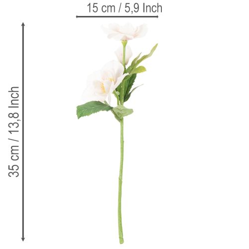 Keinotekoinen jouluruusujen kimppu, joulukimppu, 35 cm, 6 kpl | Floristik24.fi