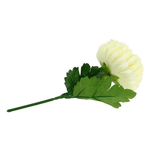 kohteita Krysanteemi kermanvärinen tekokukka Ø7cm 18cm 4kpl
