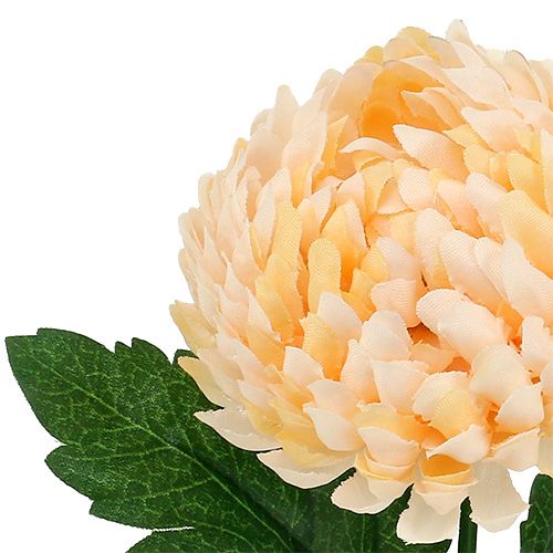 Floristik24 Keinotekoinen krysanteemi persikka Ø7cm L18cm