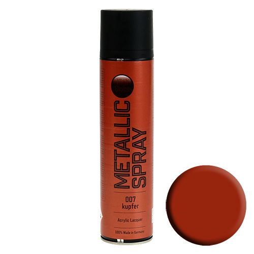 Floristik24 Värispray metallinen kirkas kupari 400ml