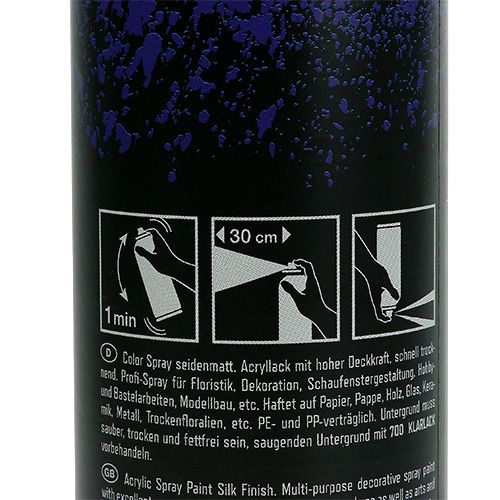 Floristik24 Värisuihke Silk Matt 400ml Royal Blue