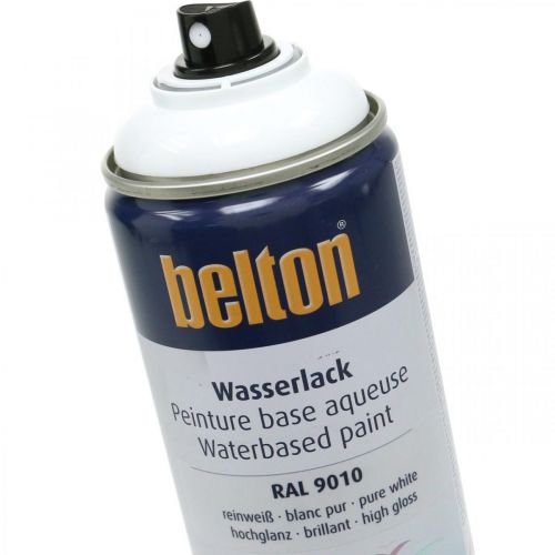 kohteita Belton vapaa vesiohenteinen maali valkoinen korkeakiilto spray puhdas valkoinen 400ml