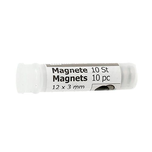 kohteita Korsamagneetti 12 x 3 mm 10 kpl