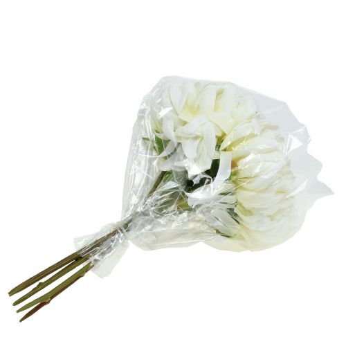 Floristik24 Koristeellinen krysanteemikimppu valkoinen 28cm 6 kpl