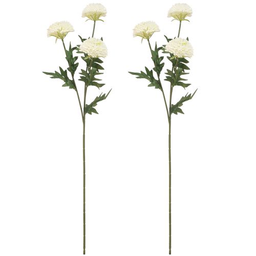 kohteita Dahlia koristekukat tekokukat valkoinen kukka L64cm 3 kpl