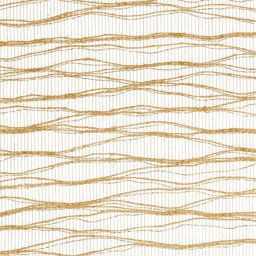 Deco Wave pöytäsarana 26cm x 300cm metallikulta | Floristik24.fi