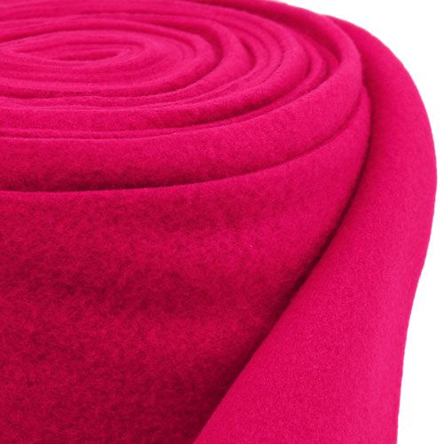 Floristik24 Deco Fleece vaaleanpunainen 15cm 5m