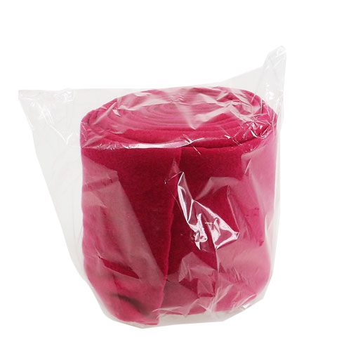 Floristik24 Deco Fleece vaaleanpunainen 15cm 5m