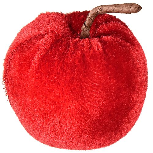 Koristeelliset omenat kangas syyskoriste sametti punainen Ø5cm K6cm 12 kpl