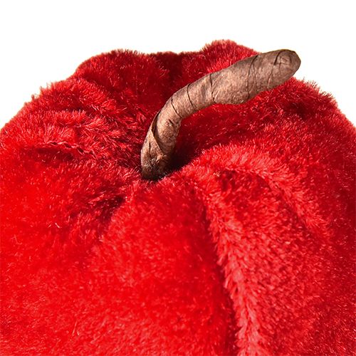 kohteita Koristeelliset omenat kangas syyskoriste sametti punainen Ø5cm K6cm 12 kpl