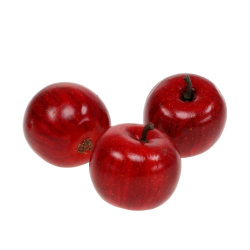 kohteita Koristeellinen omenanpunainen kiiltävä 4,5cm 12kpl