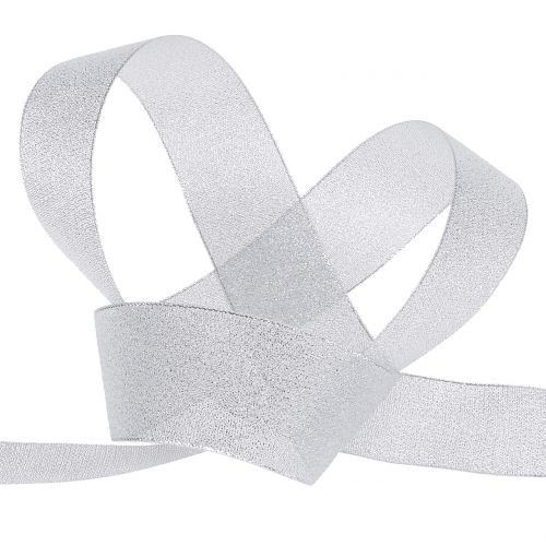 kohteita Koristeellinen nauha hopea 25mm 22,5m