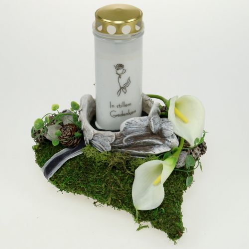 Floristik24 Kasvin sydänsammaleen koko 28cm x 23cm