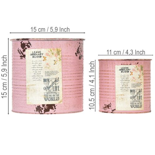 kohteita Kukkaruukkusetti parvekkeelle ja puutarhaan, istutuslaatikon koriste, vintage-tyyli, 15 cm, 3 osaa