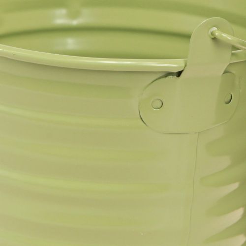 kohteita Koristeellinen ämpäri metallikasviruukun kahva 4 väriä Ø11cm 8 kpl