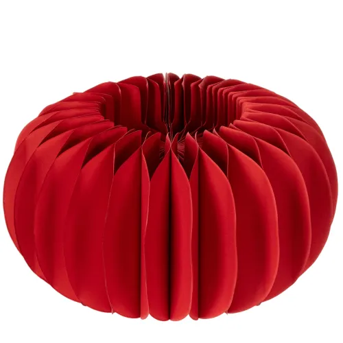 Paperikoriste hunajakenno paperikurpitsa pyöreä moderni pöytäkoriste 24cm 4kpl