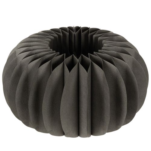 Kurpitsa-hunajakennopaperipöytäkoriste, kokoontaitettava, pyöreä, 34 cm, 2 kpl | Floristik24.fi