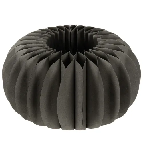 Kurpitsa-hunajakennopaperipöytäkoriste, kokoontaitettava, pyöreä, 34 cm, 2 kpl