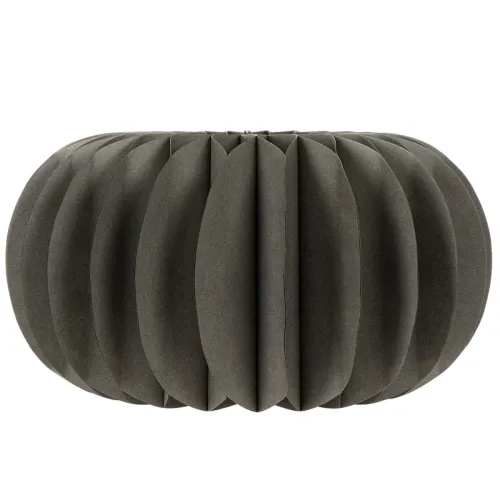 Kurpitsa-hunajakennopaperipöytäkoriste, kokoontaitettava, pyöreä, 34 cm, 2 kpl | Floristik24.fi