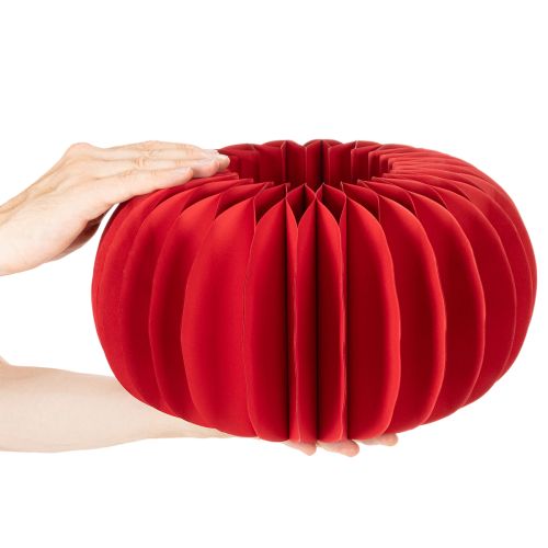 Hunajakennopaperista kurpitsan koristepaperia 34cm 2kpl | Floristik24.fi