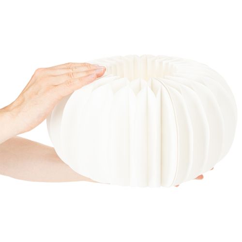 Paperikoristepallo, moderni kurpitsakoriste, hunajakennopaperia, 34 cm, 2 kpl | Floristik24.fi
