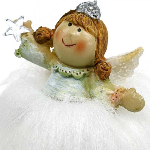 Floristik24 Deco angel Jouluenkeli enkelihahmo tähdellä H12cm 2kpl