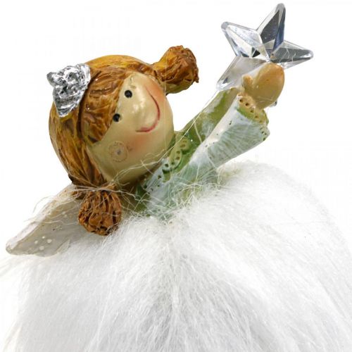 Floristik24 Deco angel Jouluenkeli enkelihahmo tähdellä H12cm 2kpl