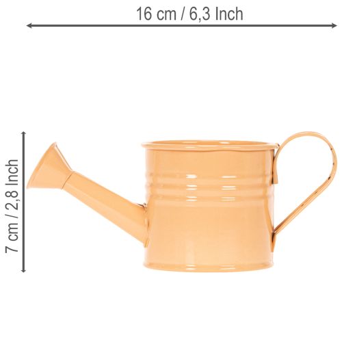 Koristeellinen kastelukannu-istutusastiasetti, metallia, 8 osaa, monivärinen, 16,5x7 cm - ihanteellisia kasviruukkuja parvekkeelle ja keittiöön | Floristik24.fi