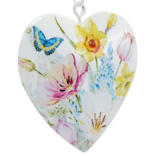 Floristik24 Koristeelliset sydämet kuviolla 5,5 cm 8kpl