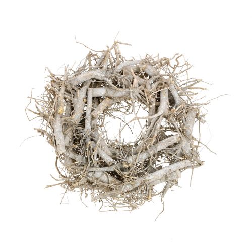 Koristeellinen seppele luonto, harmaa Ø25cm 1p Koristeellinen seppele luonto, harmaa Ø25cm 1p