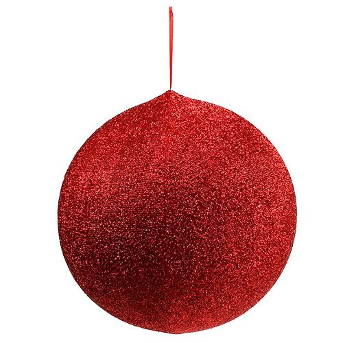 Floristik24 Koristeellinen pallo, puhallettava Ø40cm punainen