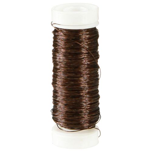 kohteita Deco emaloitu lanka Ø0,30mm 30g/50m ruskea