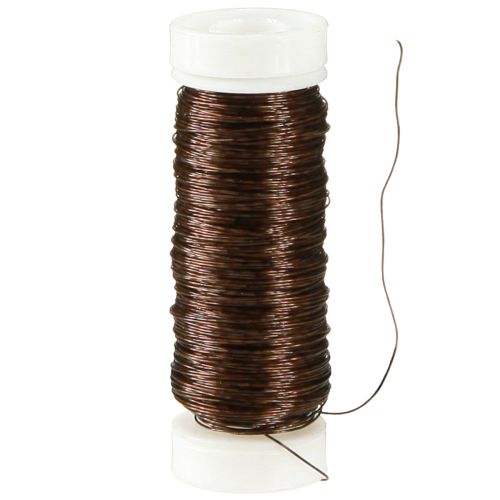 kohteita Deco emaloitu lanka Ø0,30mm 30g/50m ruskea